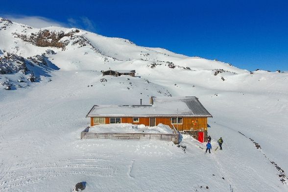 The Hut at Whakapapa Skifield